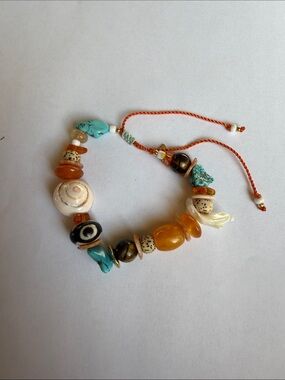 Annie Lu Love Island Bead Bracelet Anklet